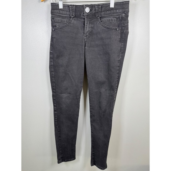 Democracy Denim - Democracy Absolution Skinny Jeans Womens 4 Black Faded Mid Rise Stretch